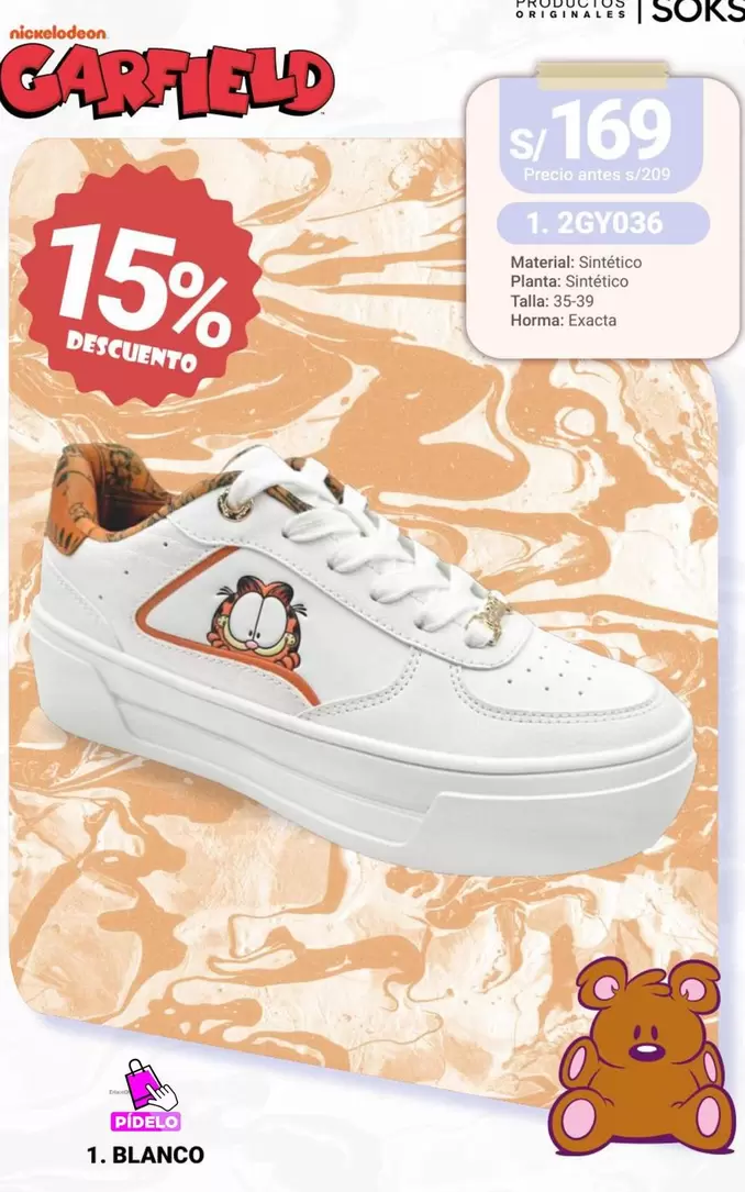 Garfield Zapatillas 1. 20Y036