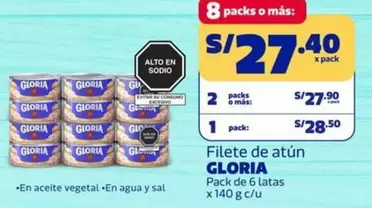 Gloria - Filete de atún