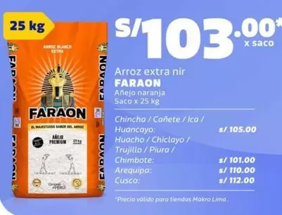 Faraon - Arroz extra nir