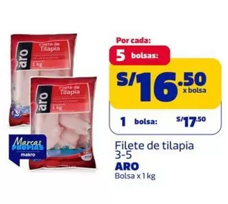 Aro - Filete de tilapia 3-5