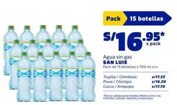 San Luis - Agua sin gas