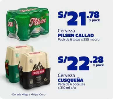 Pilsen - CERVEZA CALLAO