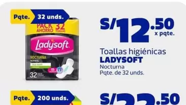 Ladysoft - Toallas higiénicas Nocturna