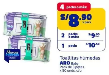 Aro - Toallitas húmedas