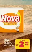 Nova - Servilletas Doblada en 2 Pqte. x 100 und.