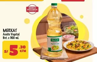 Merkat - Aceite Vegetal Bot.