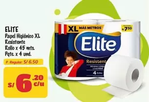 Elite - Papel Higi00enico XL Resistente