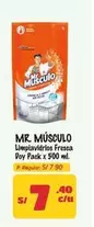 Mr. Músculo - Limpi vidrios Fresca Doy Pack