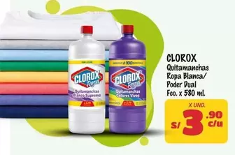 Clorox - Quitamanchan Ropa Blanca/ Poder Dual