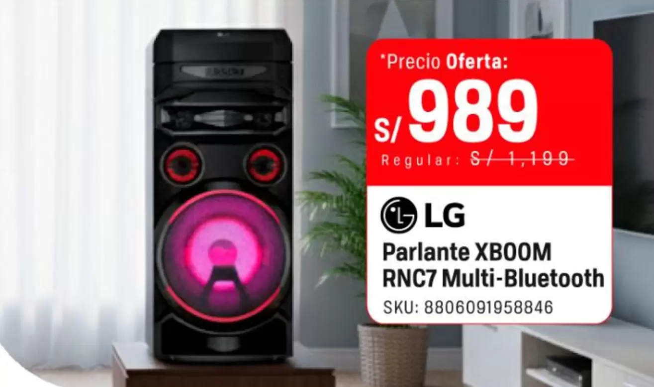 Lg - Parlante XBOOM RNC7 Multi-Bluetooth SKU: 8806091958846