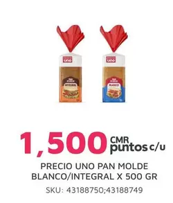 UNO PAN MOLDE BLANCO/INTEGRAL