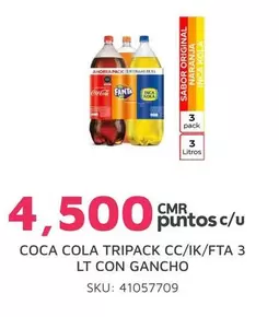 Coca-Cola - COCA COLA TRIPACK CC/IK/FTA 3 LT