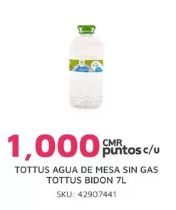 Tottus - AGUA DE MESA SIN GAS BIDON 7L