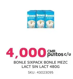 Bonlé - SIXPACK MEZC LACT SIN LACT 480G