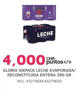 Gloria - SIXPACK LECHE EVAPORADA/RECONSTITUIDA ENTERA