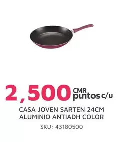 Casa Joven - SARTEN 24CM ALUMINIO ANTIADH COLOR