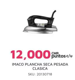 Imaco - PLANCHA SECA PESADA CLASICA