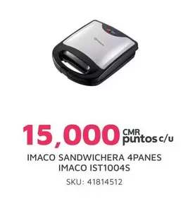 Imaco - SANDWICHERA 4PANES IMACO IST1004S