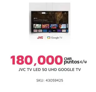 JVC - TV LED 50 UHD GOOGLE TV