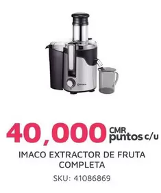 Imaco - EXTRACTOR DE FRUTA COMPLETA