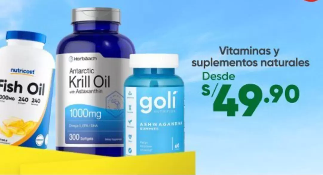 Fish Oil, Krill Oil, Ashwagandha
