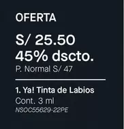 Tinta de Labios NSOC55629-22PE