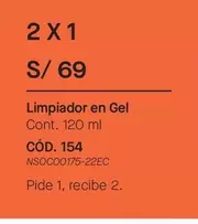Limpiador en Gel CÓD. 154