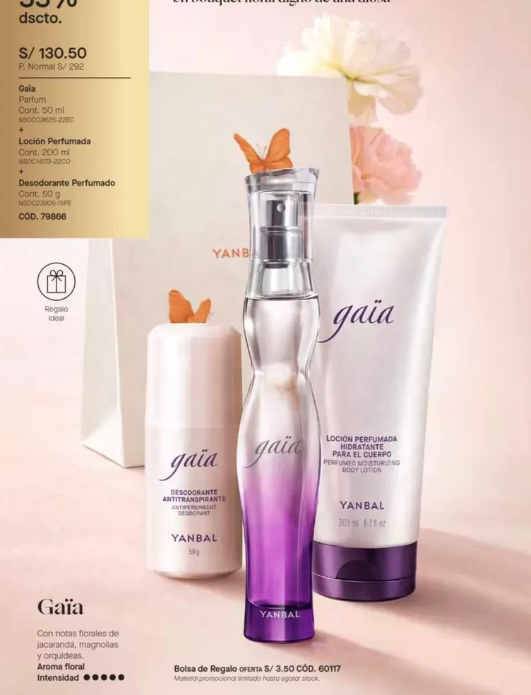 Yanbal - Gaia Loción Perfumada + Desodorante Perfumado