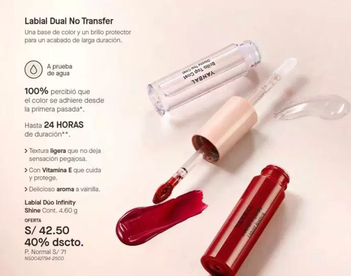 Una - Labial Dual No Transfer