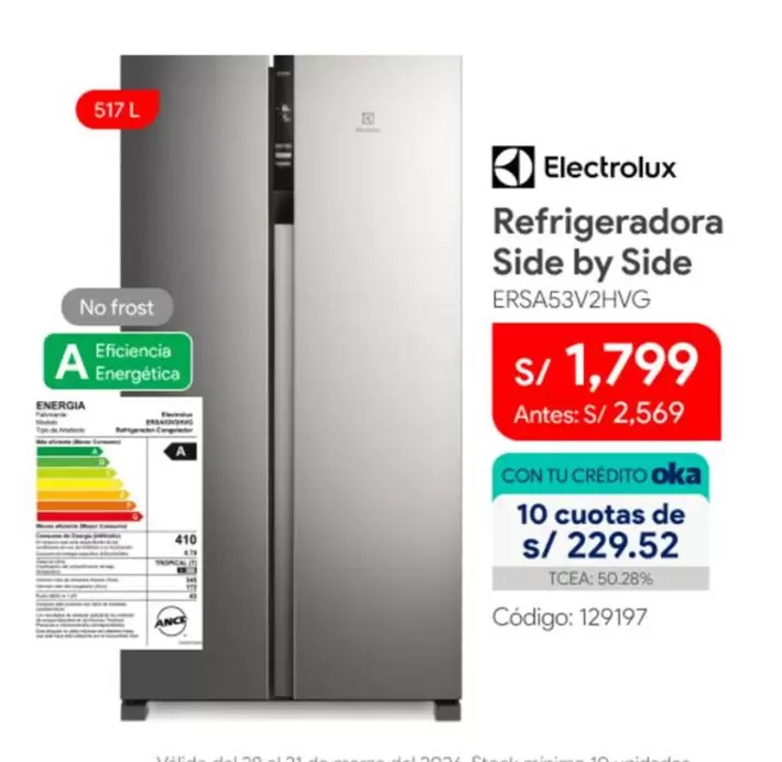 Electrolux - Refrigeradora Side by Side ERSA53V2HVG