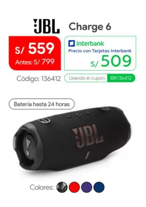 JBL - Charge 6