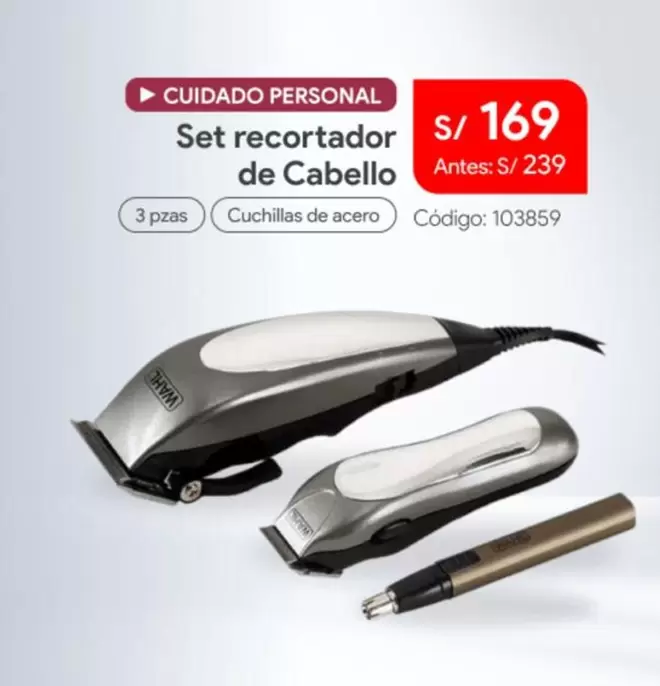 Wahl - Set recortador de Cabello Código: 103859