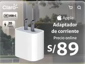 Apple - Adaptador de corriente