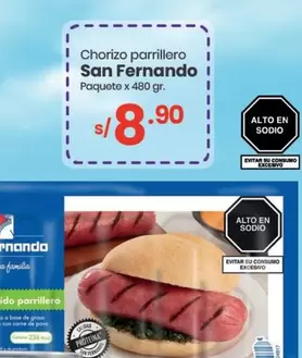 San Fernando - Chorizo parrillero