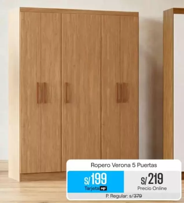 Ropero Verona 5 Puertas