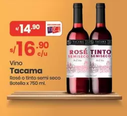 Tacama - Vino Rosé o tinto semi seco