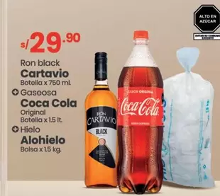 Coca-Cola - Ron black + Gaseosa Coca Cola + Hielo