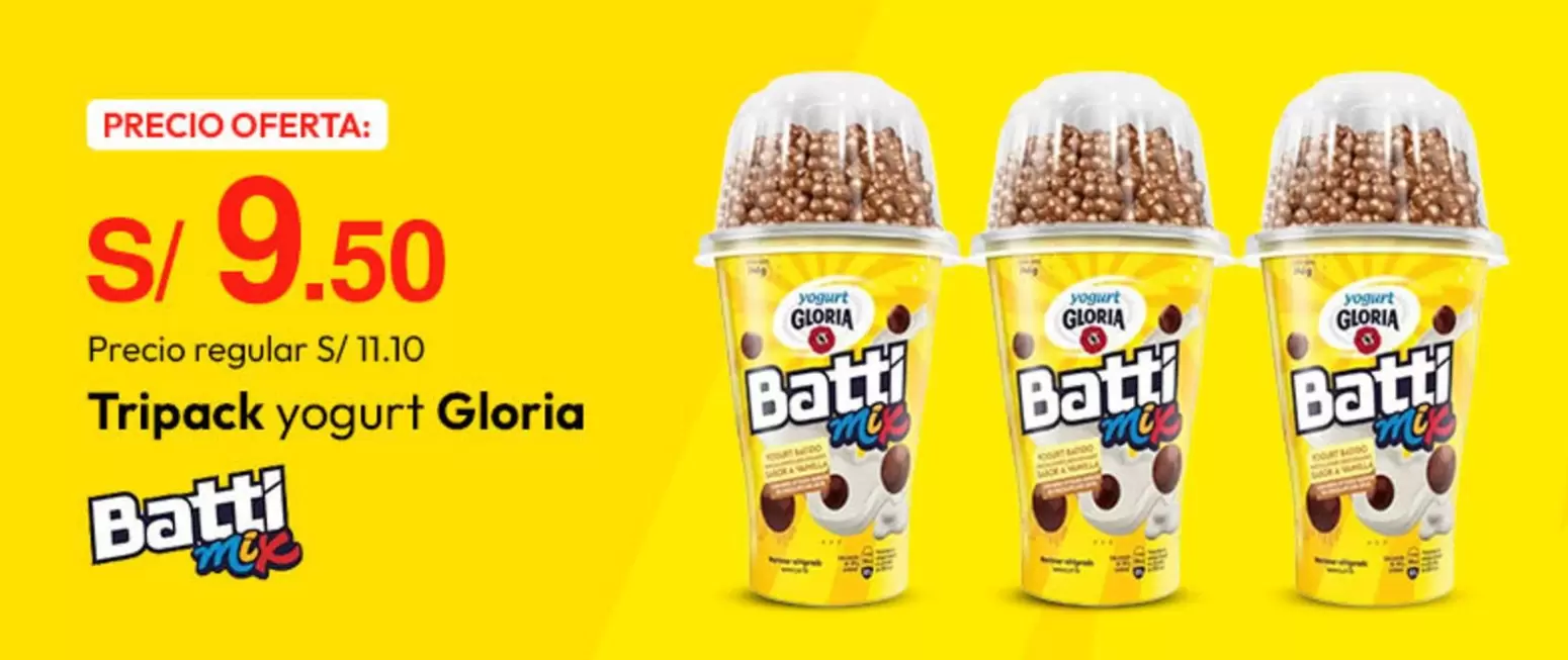 Gloria - Tripack yogurt