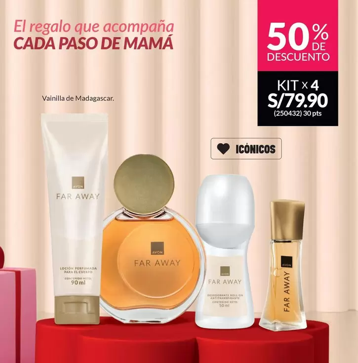 Avon - Far Away Kit x 4