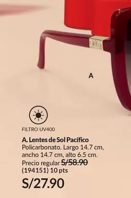 Sol   - Lentes de Sol Pacífico