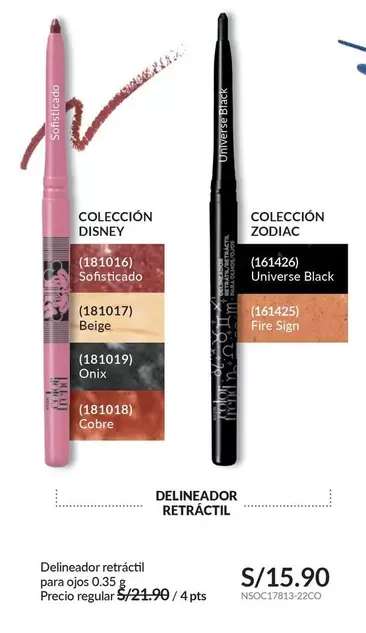 Disney - Delineador retráctil para ojos 0.35 g