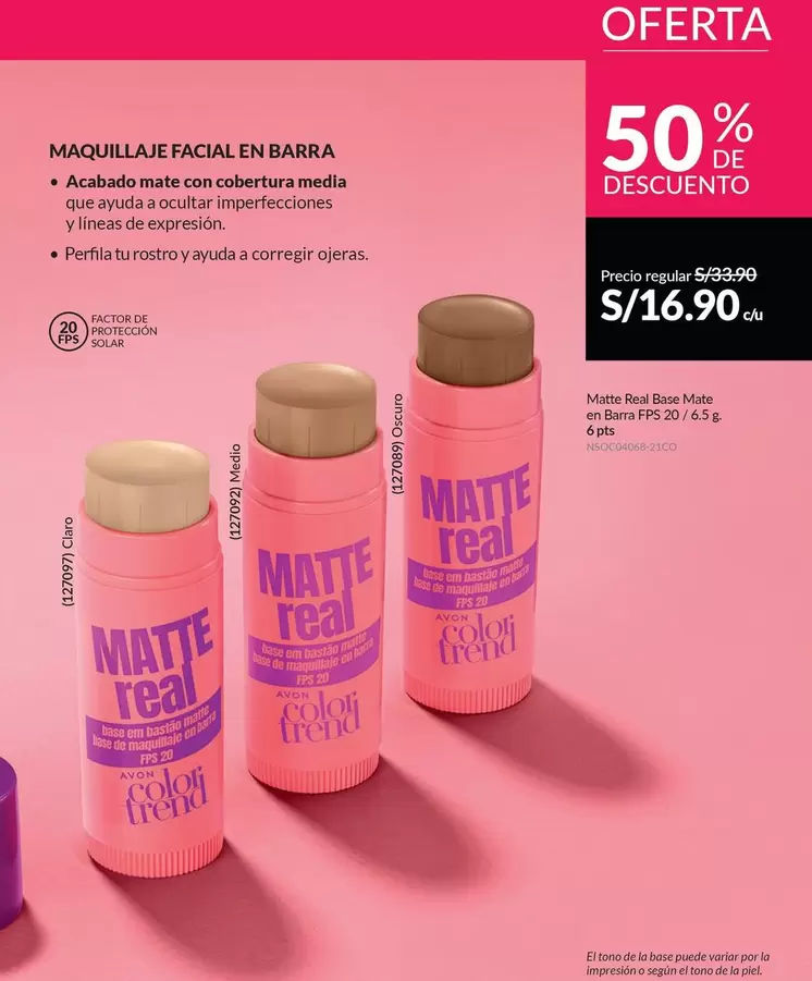 Real - Maquillaje Facial en Barra