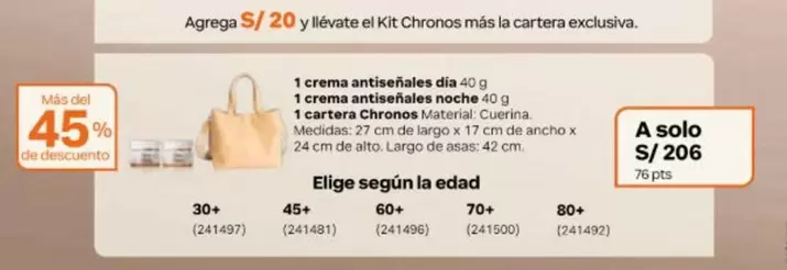 Chronos - Kit  + cartera exclusiva