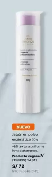 Natura - Jabón en polvo enzimático 50 g