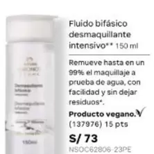 Natura - Fluido bifásico desmaquillante intensivo