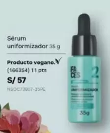 Faces - Sérum uniformizador 35 g