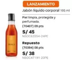 Natura - Jabón líquido corporal 195 ml (70407)