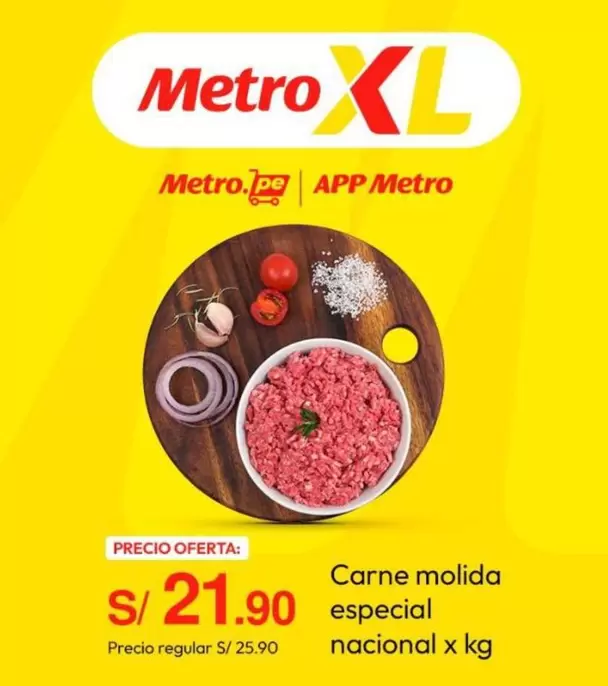 Metro - Carne molida especial nacional