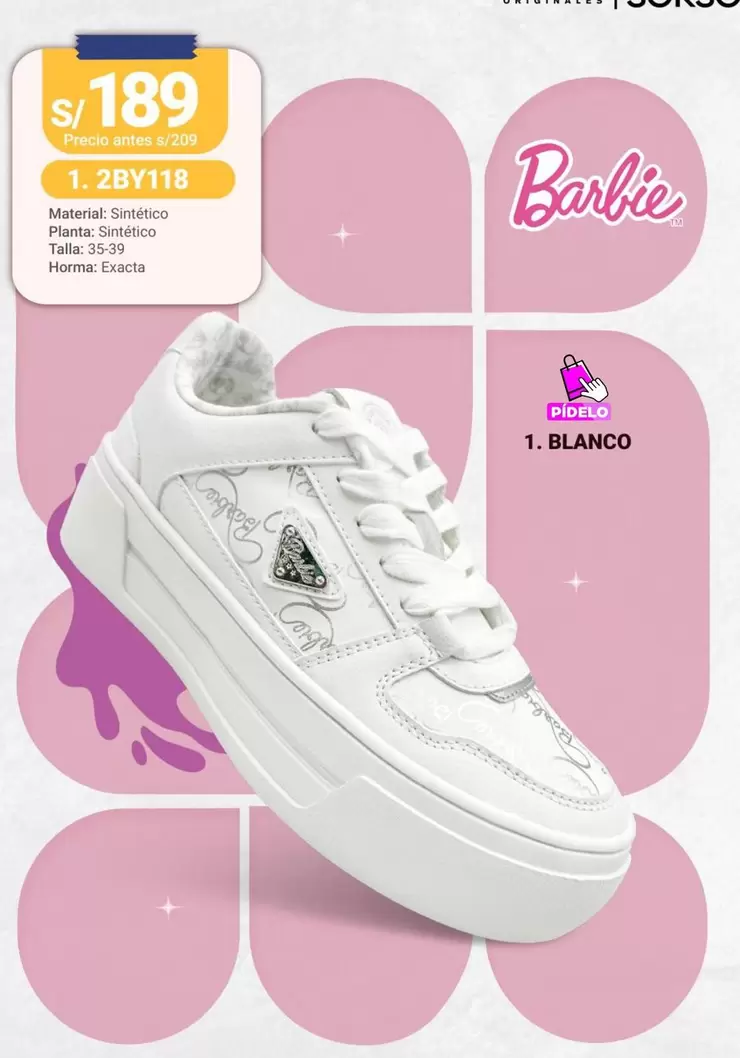 Barbie - Zapatillas 1. 2BY118