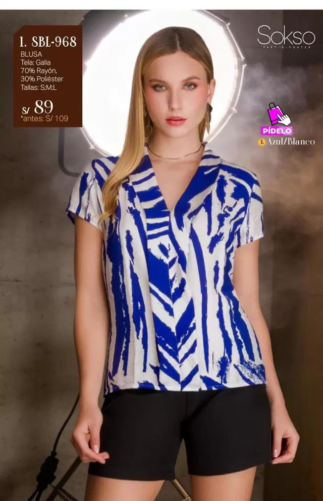 L. SBL-968 BLUSA